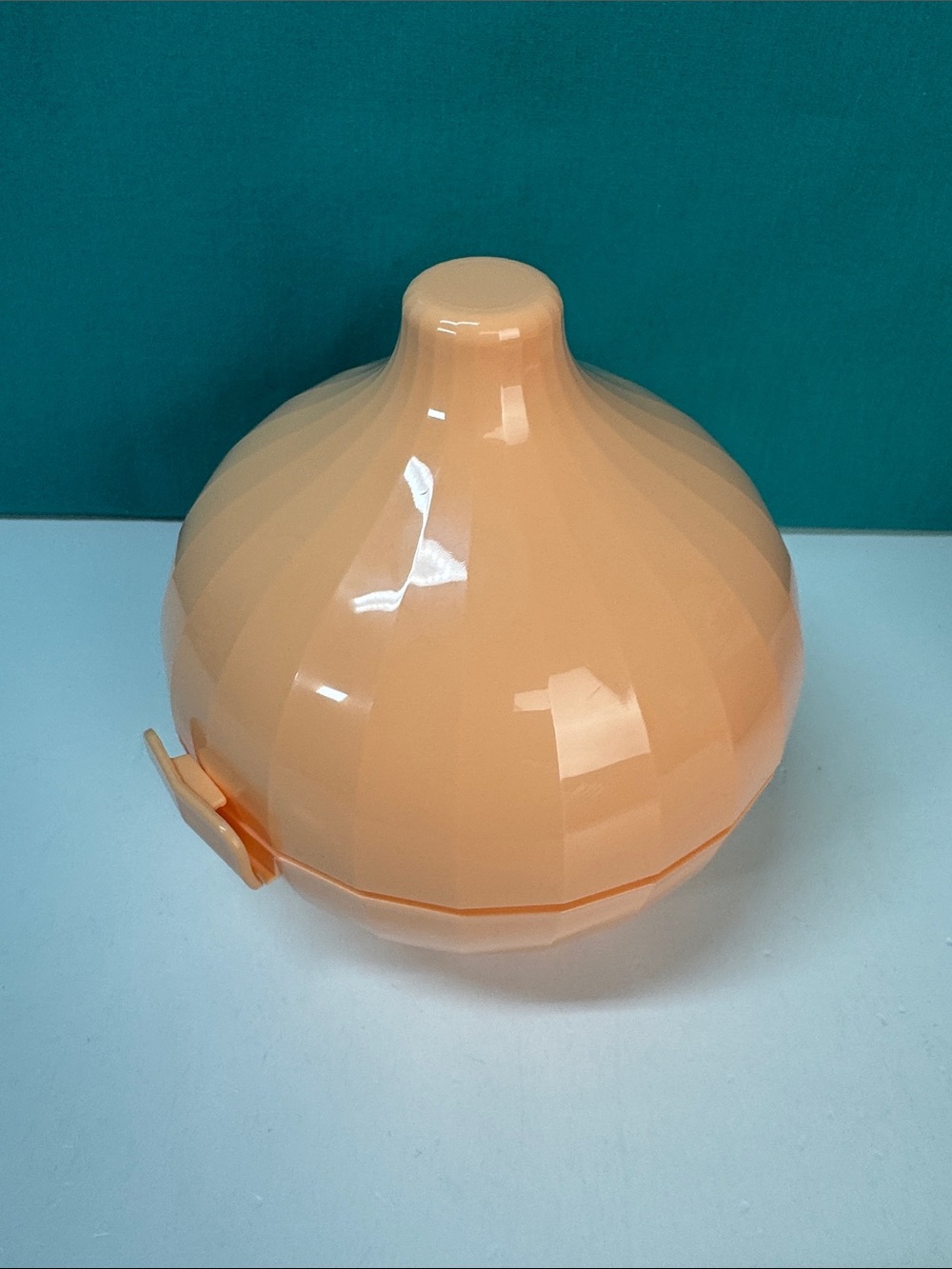 Tupperware Forget Me Not Refrigerator Container Peach New